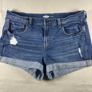 American Eagle Mid Rise Boyfriend Jean Shorts Womens 12 Summer Jorts EUC